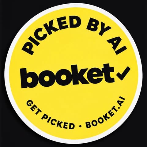 Picked by AI — booket sticker